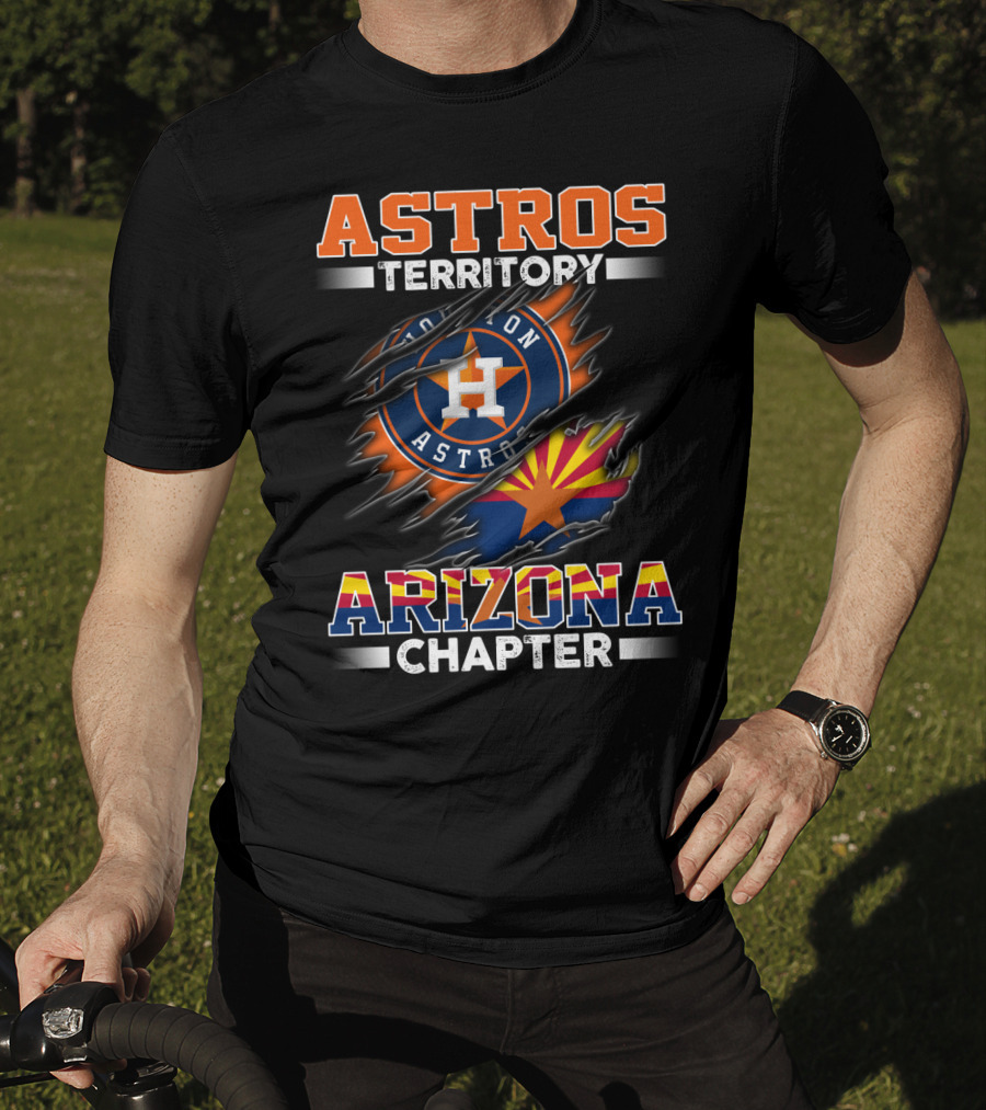 Astros Territory Arizona Chapter Houston Astros Logo And Arizona Flag T-Shirt