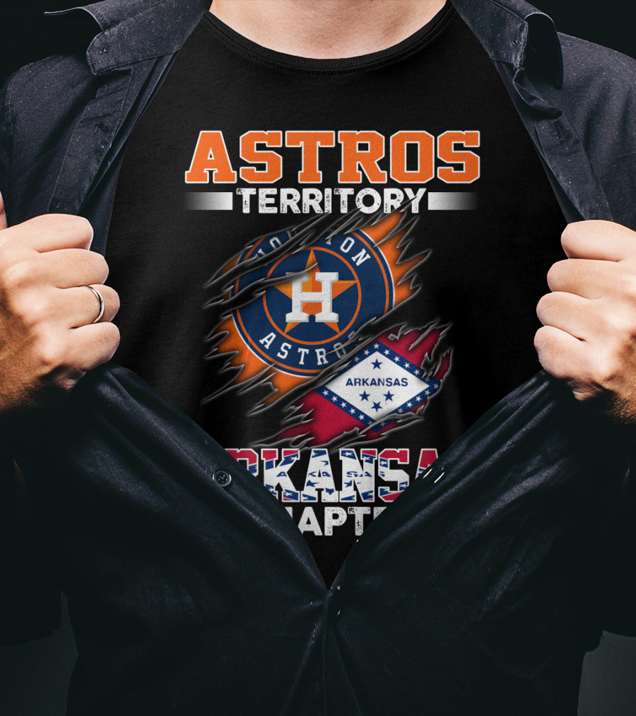 Astros Territory Houston Astros Arkansas Chapter T-Shirt