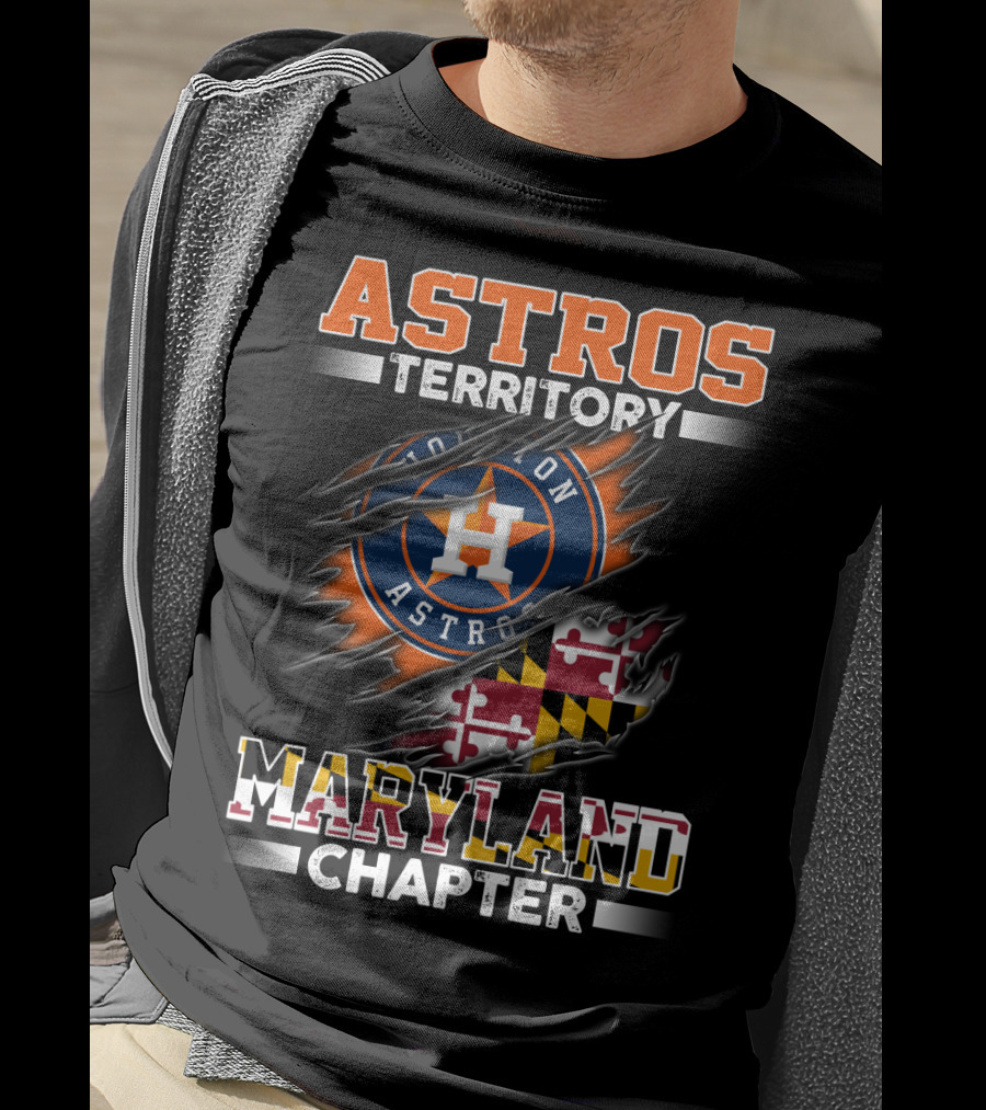 Astros Territory Houston Astros Maryland Chapter T-Shirt
