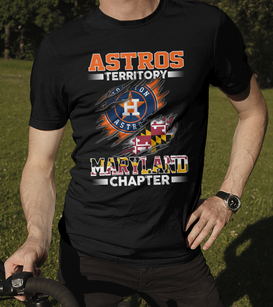 Astros Territory Houston Astros Maryland Chapter T-Shirt
