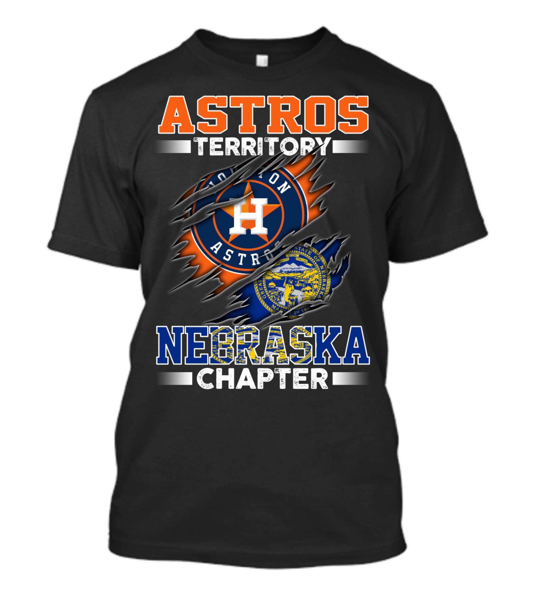 Astros Territory Houston Astros Nebraska Chapter T-Shirt