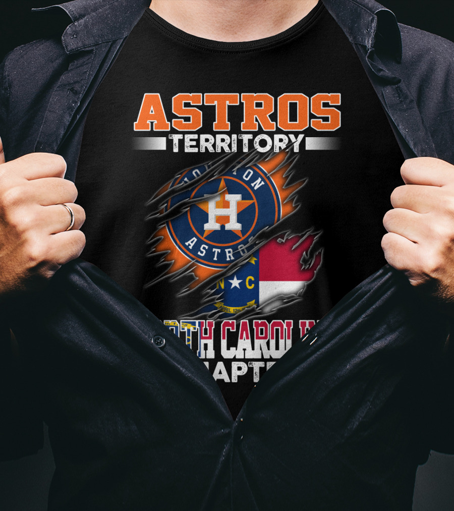 Astros Territory Houston Astros North Carolina Chapter T-Shirt