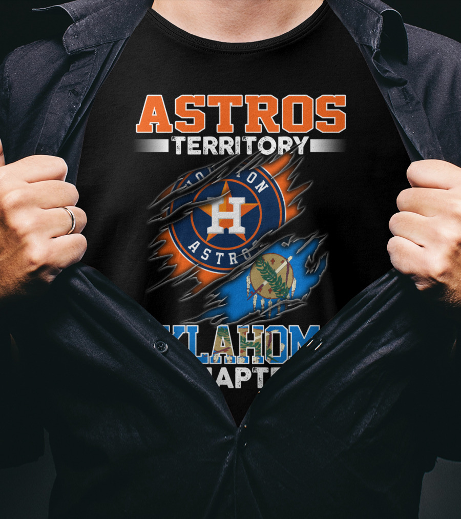 Astros Territory Houston Astros Oklahoma Chapter T-Shirt