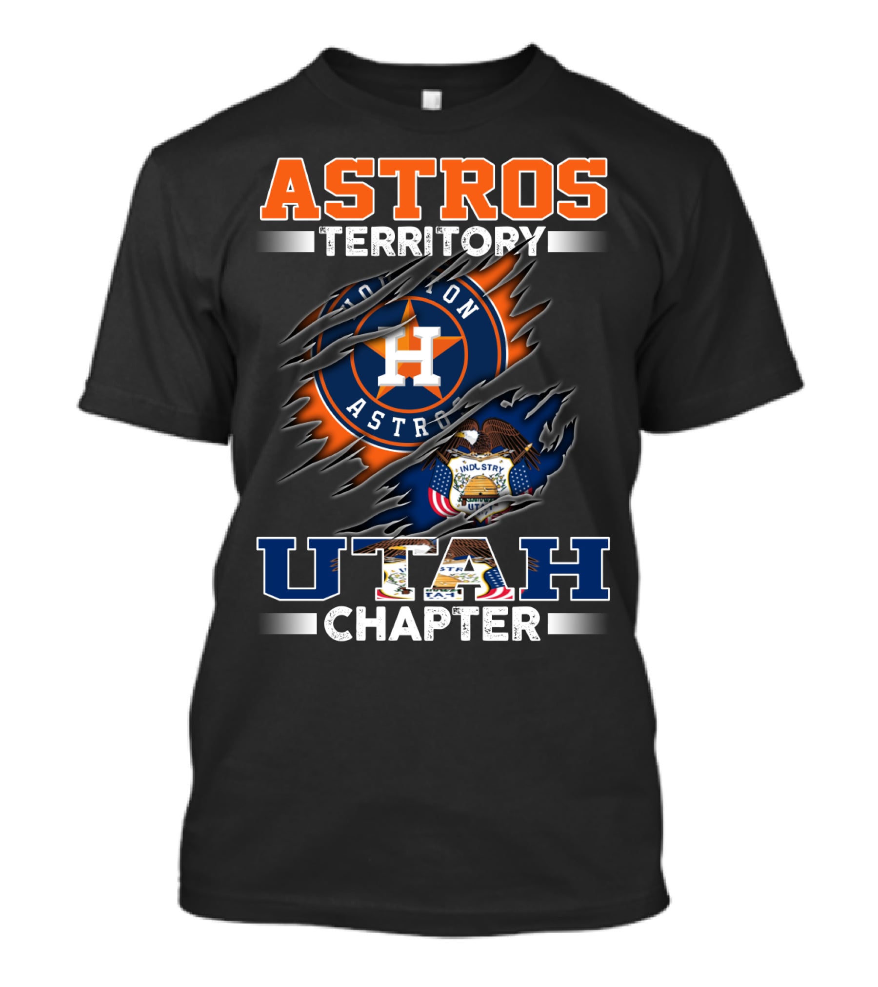 Astros Territory Houston Astros Utah Chapter T-Shirt