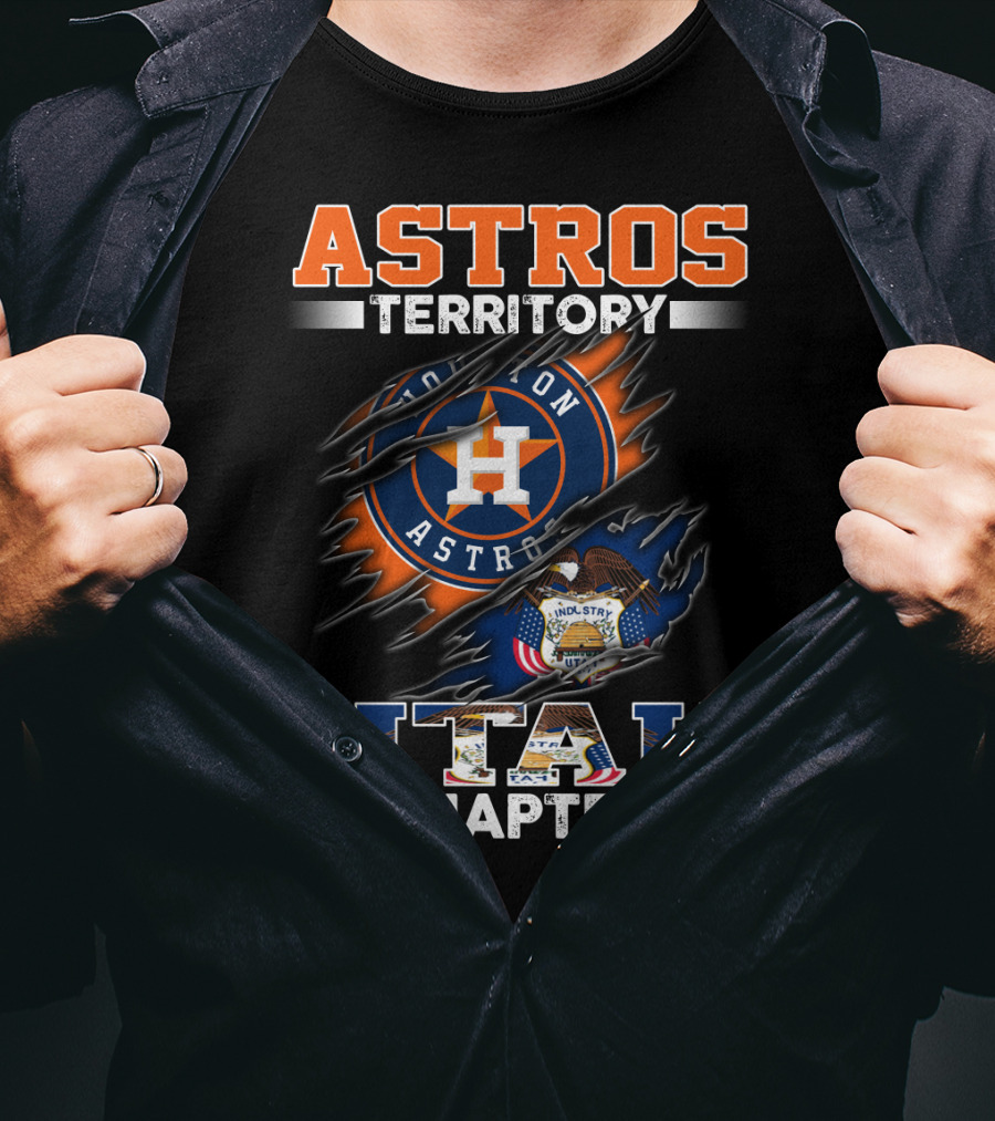 Astros Territory Houston Astros Utah Chapter T-Shirt