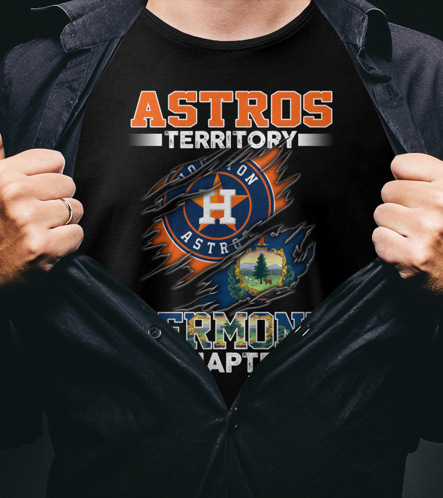 Astros Territory Houston Astros Vermont Chapter T-Shirt