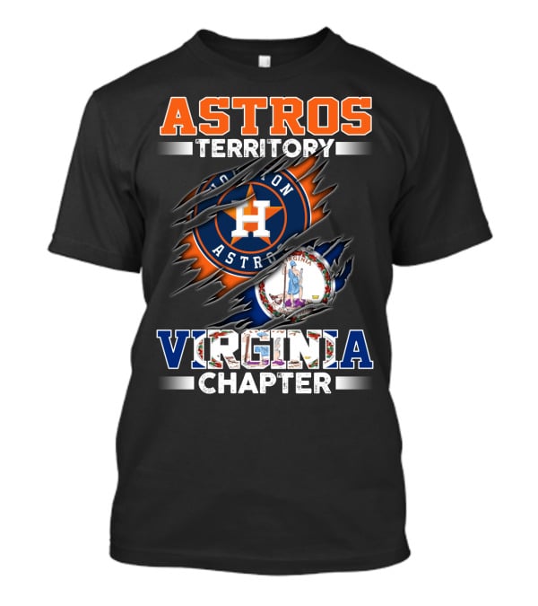 Astros Territory Houston Astros Virginia Chapter T-Shirt
