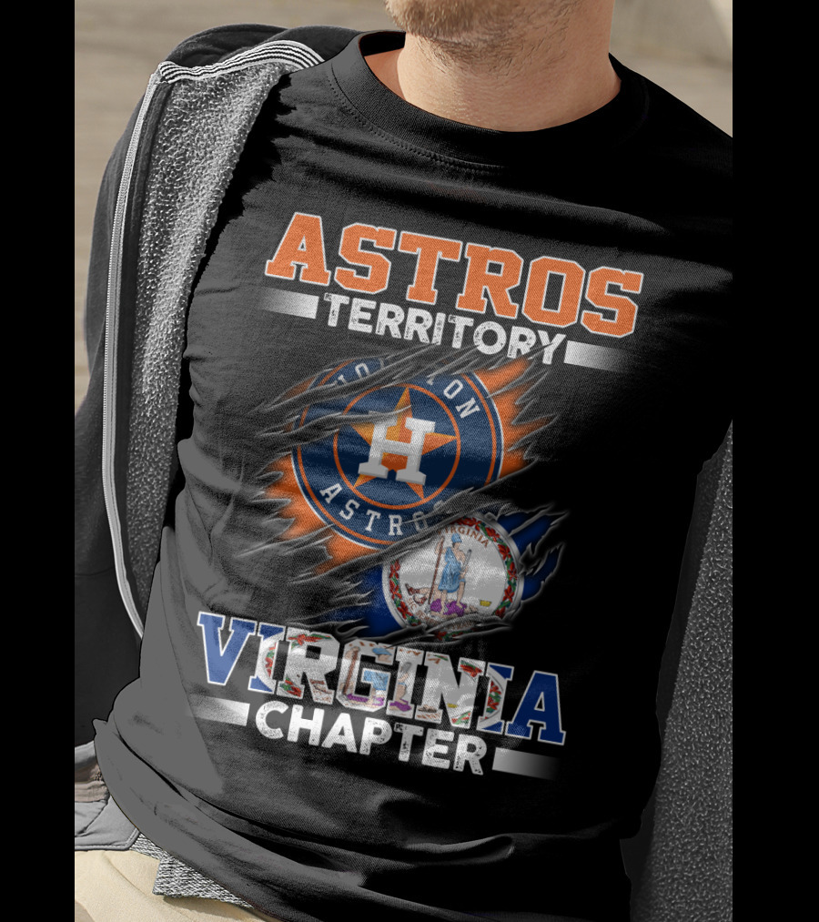 Astros Territory Houston Astros Virginia Chapter T-Shirt