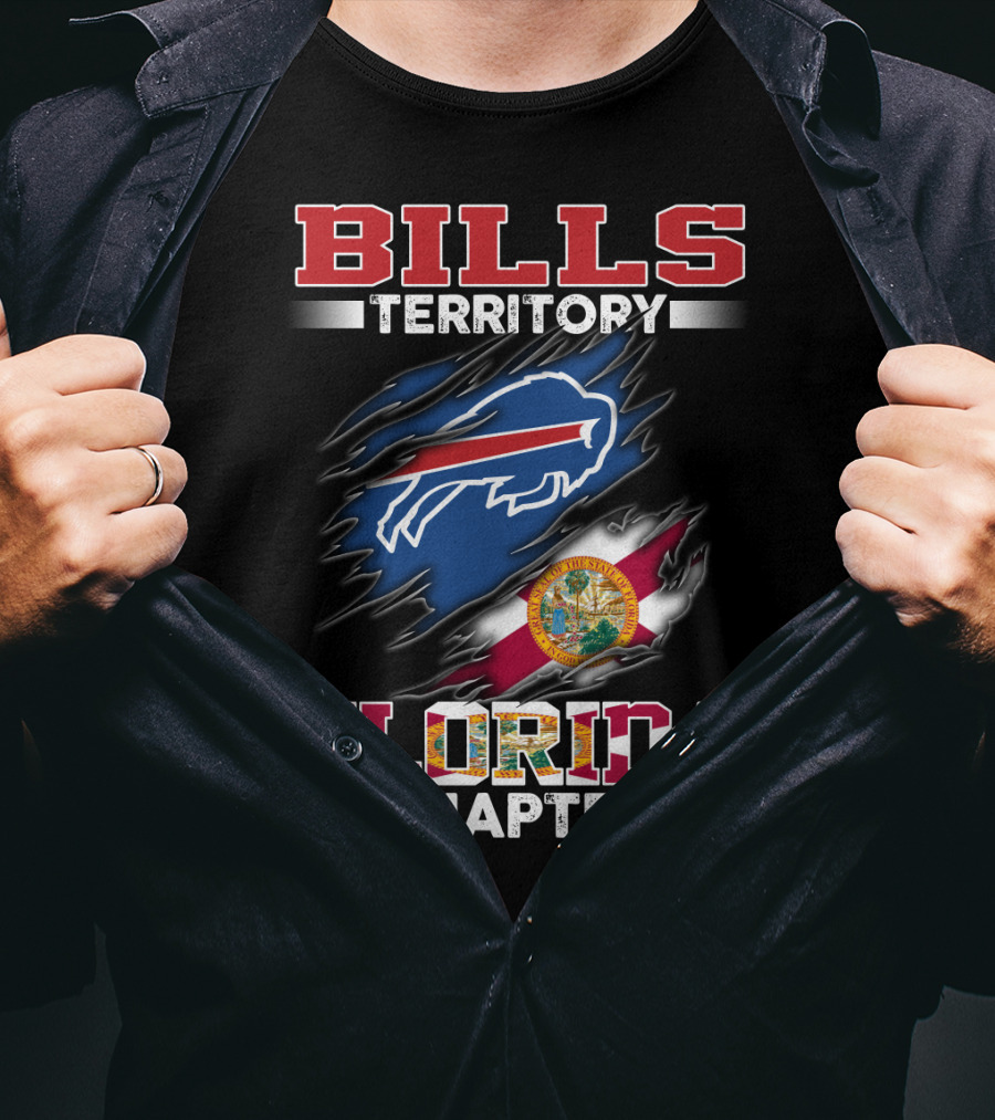 BILLS Territory Florida Chapter Buffalo Flag T-Shirt
