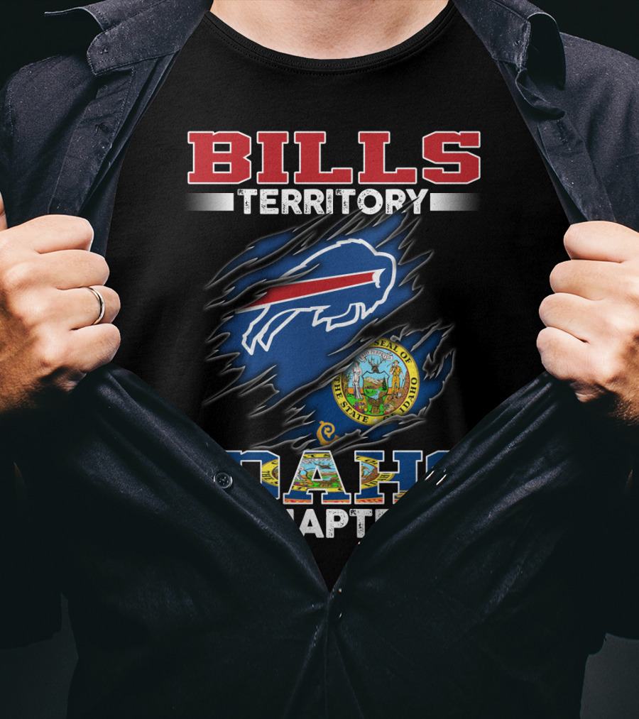 BILLS Territory Idaho Chapter Buffalo Bills State Seal T-Shirt