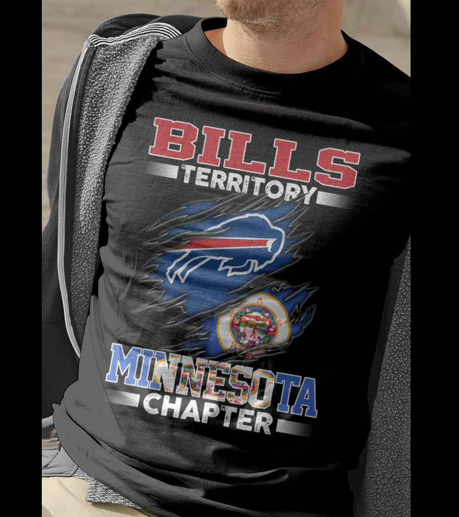 BILLS Territory Buffalo Logo Minnesota Chapter T-Shirt