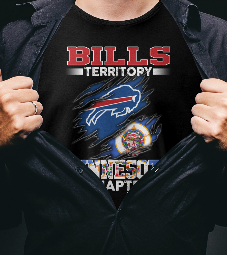 BILLS Territory Buffalo Logo Minnesota Chapter T-Shirt
