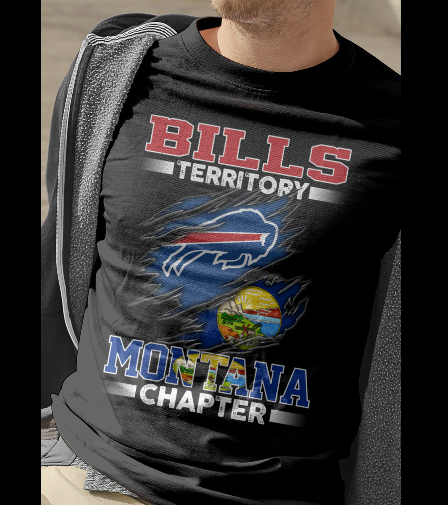 BILLS Territory Montana Chapter Buffalo Football T-Shirt