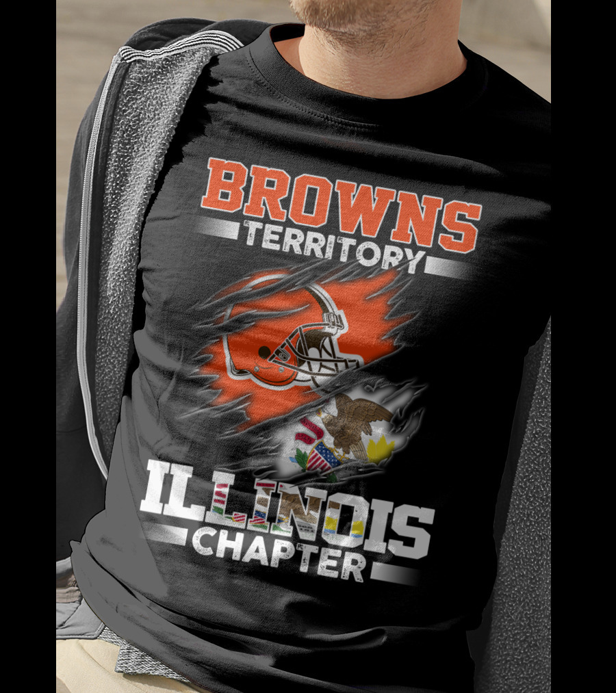 Browns Territory Illinois Chapter T-Shirt