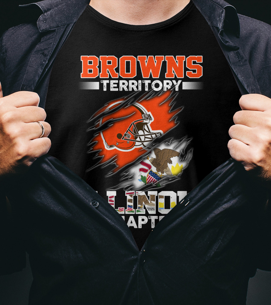 Browns Territory Illinois Chapter T-Shirt