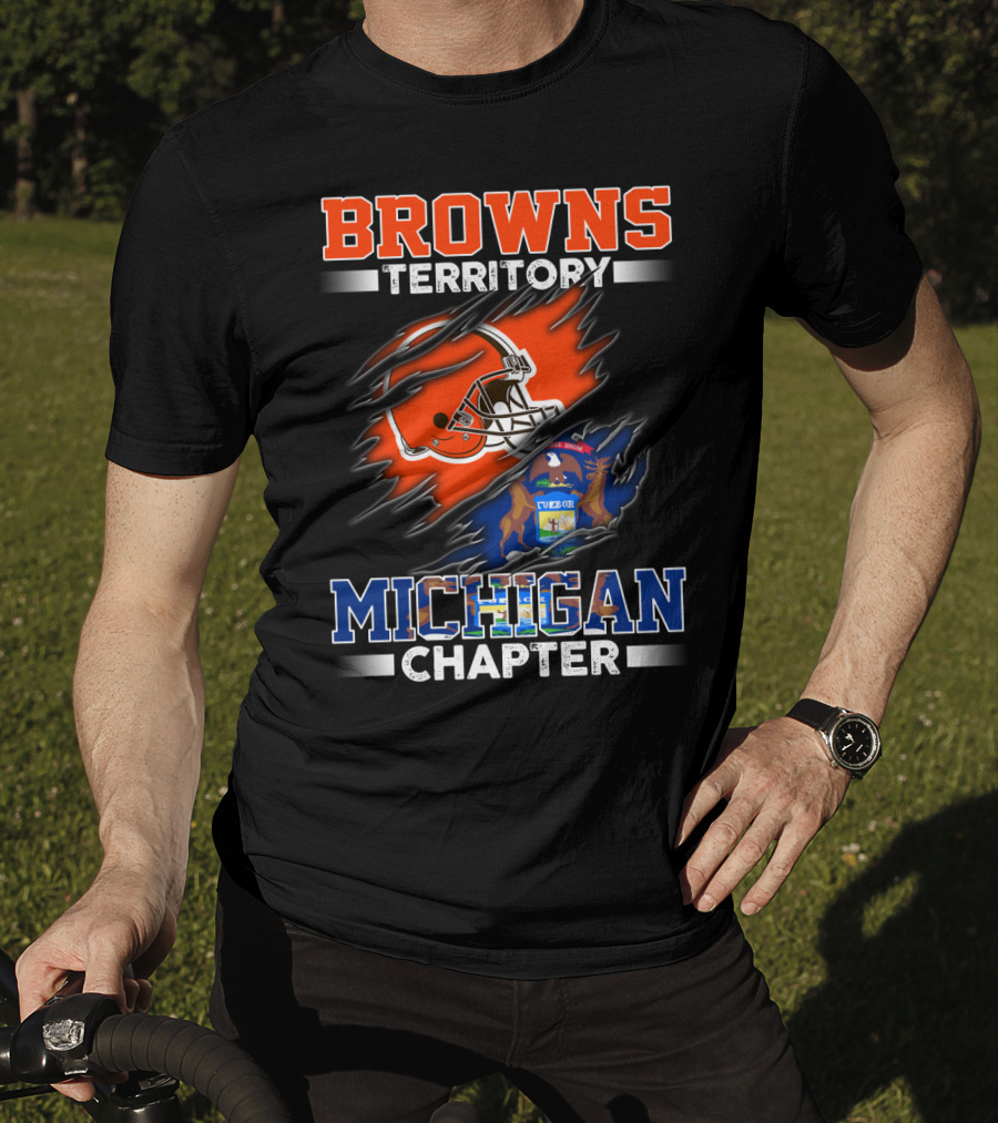 Browns Territory Michigan Chapter T-Shirt