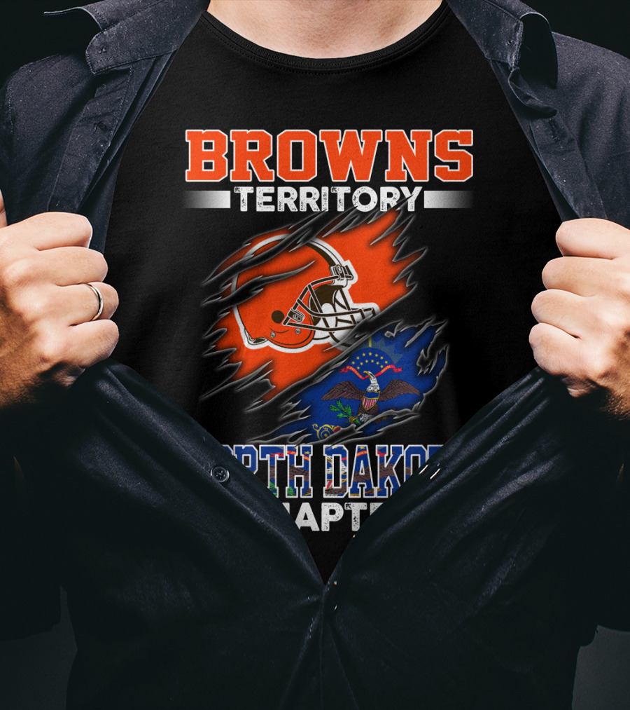 Browns Territory North Dakota Chapter T-Shirt