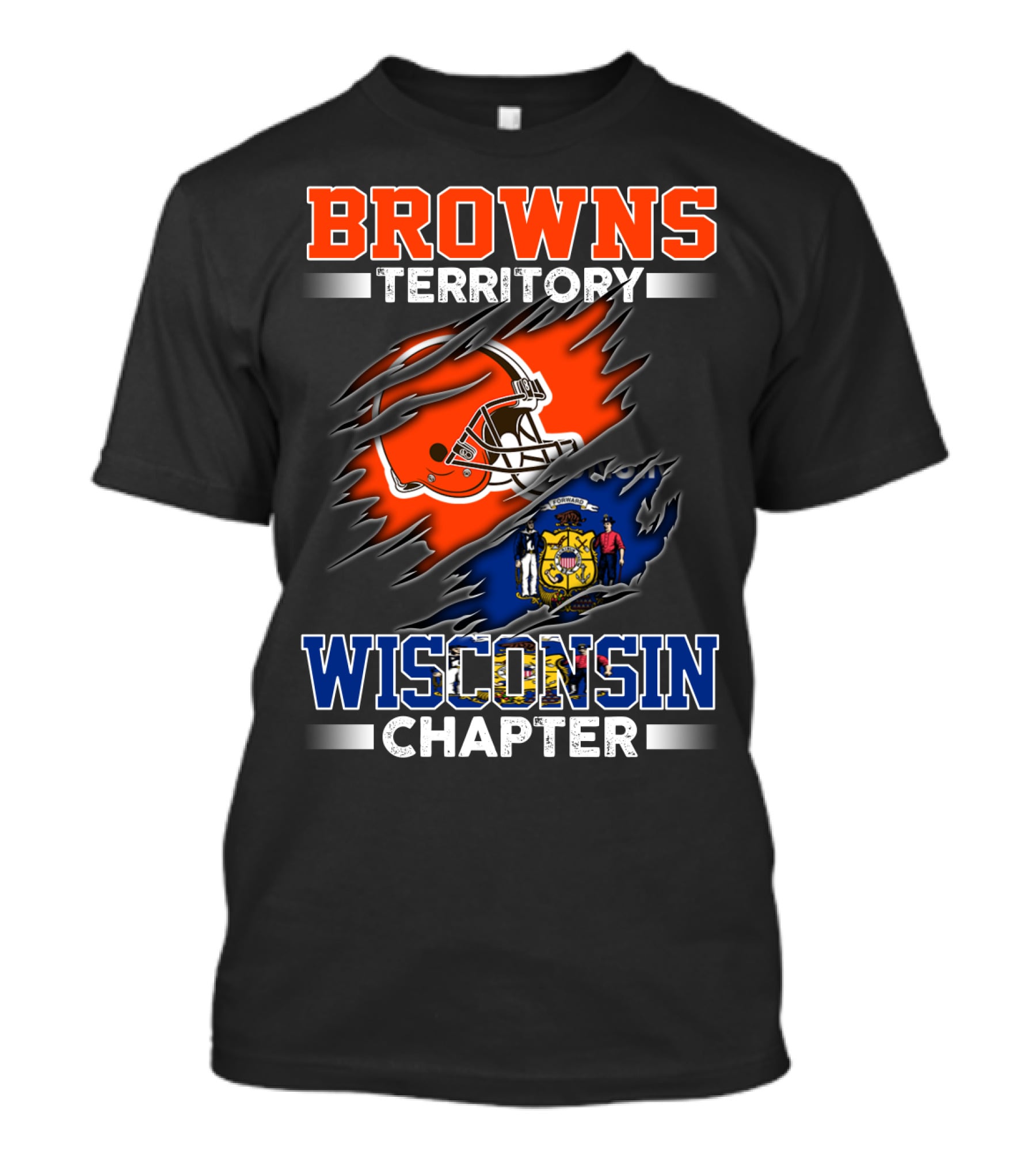 Browns Territory Wisconsin Chapter T-Shirt