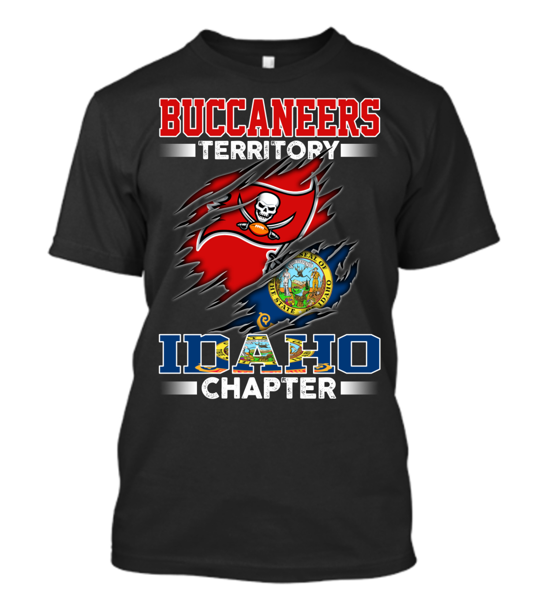 Buccaneers Territory Idaho Chapter T-Shirt