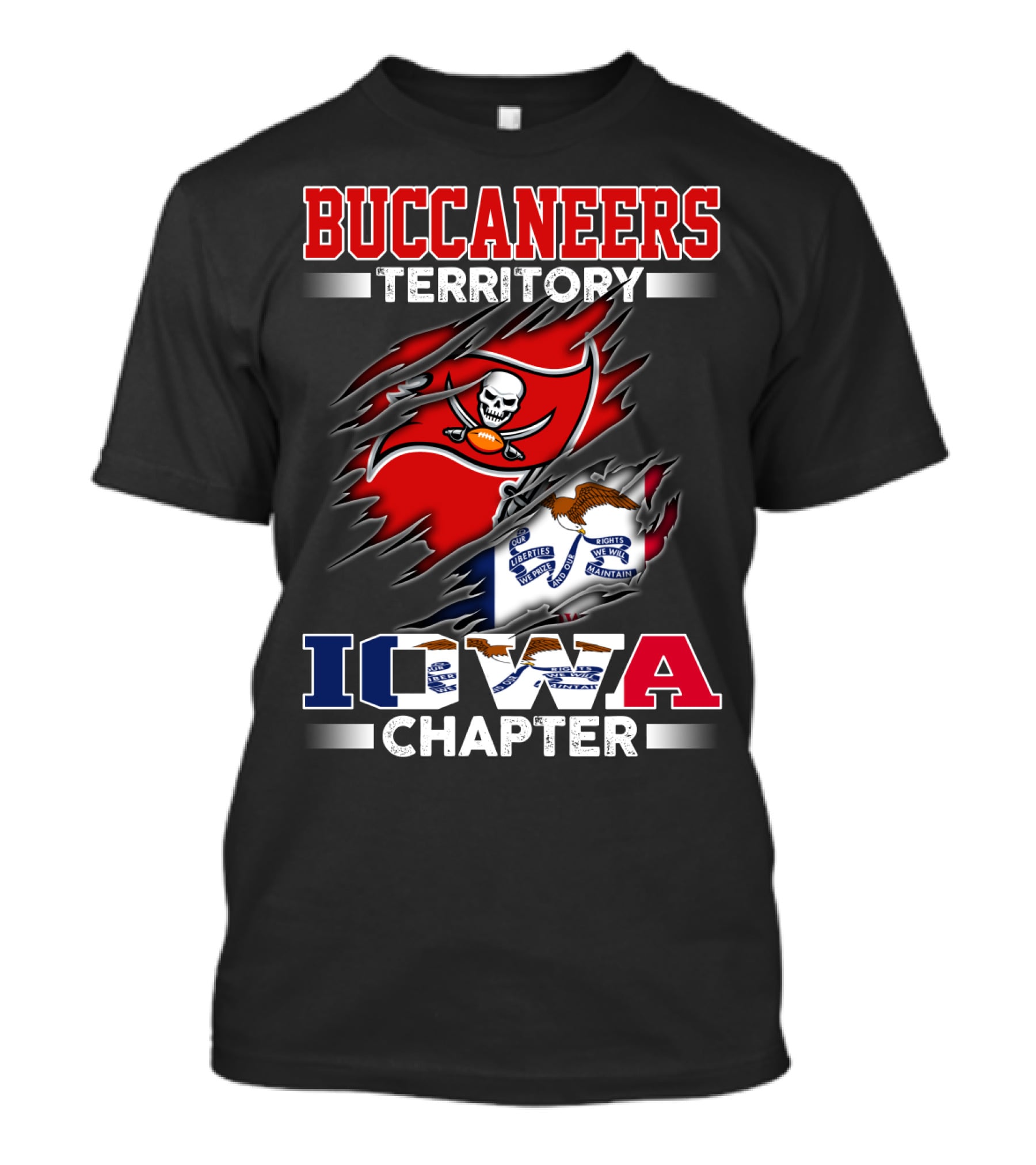 Buccaneers Territory Iowa Chapter T-Shirt