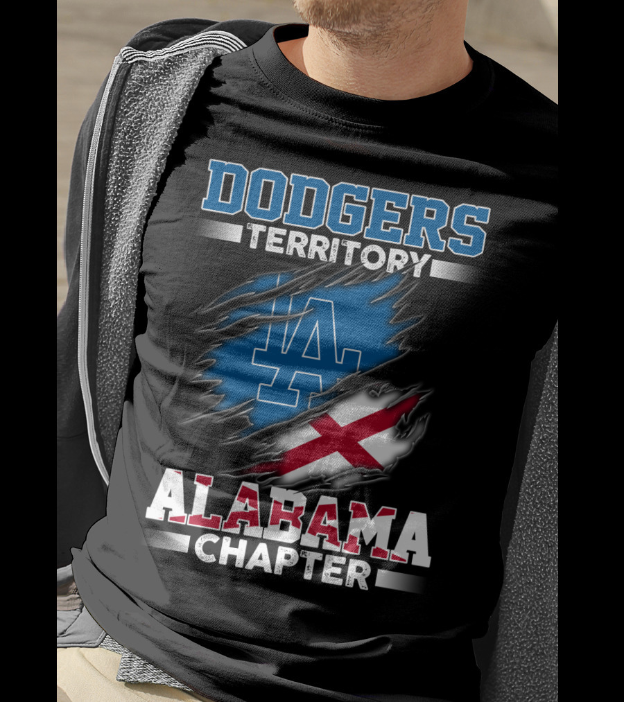 Dodgers Territory LA Alabama Chapter T-Shirt