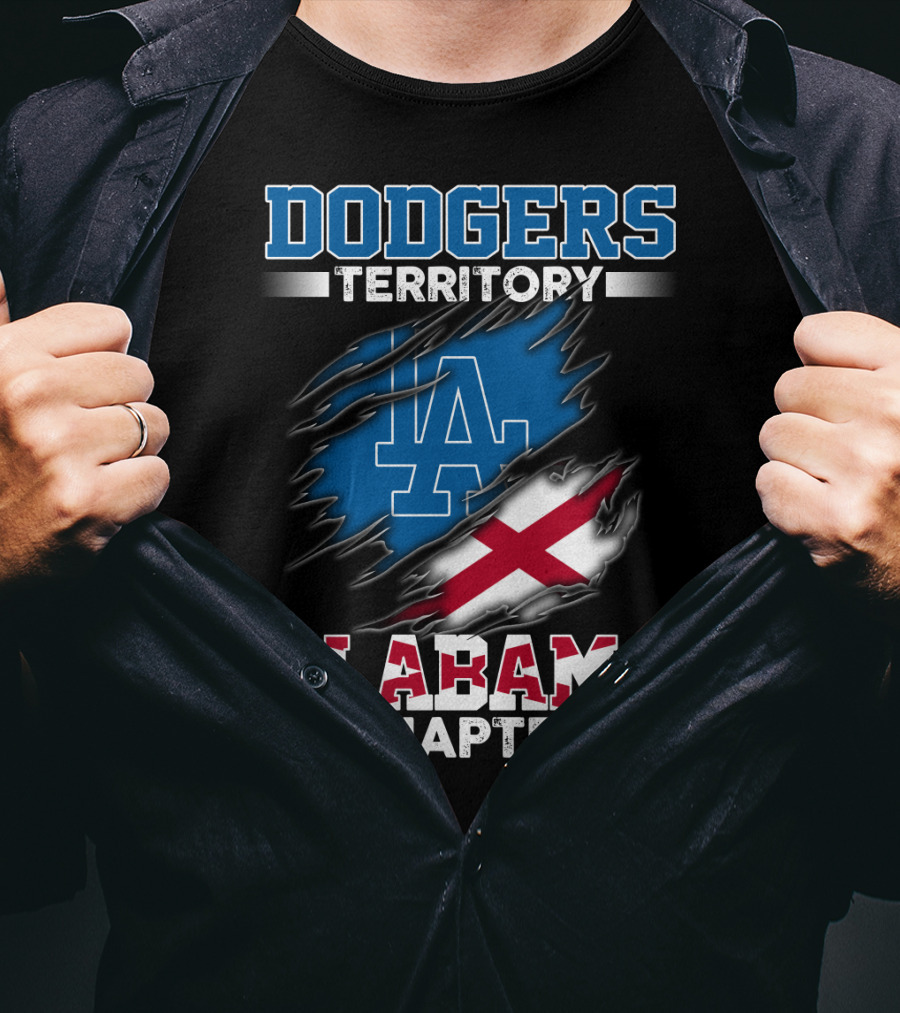 Dodgers Territory LA Alabama Chapter T-Shirt