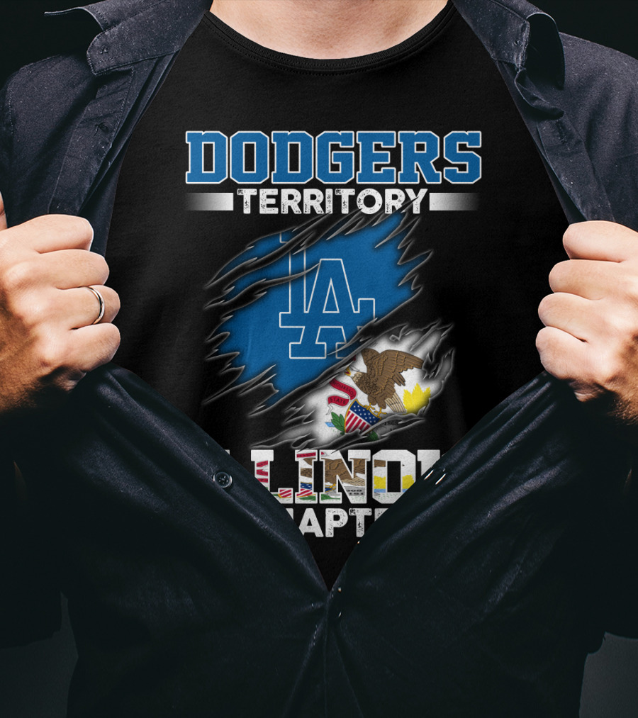Dodgers Territory LA Illinois Chapter T-Shirt