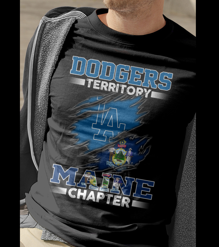 Dodgers Territory LA Maine Chapter T-Shirt