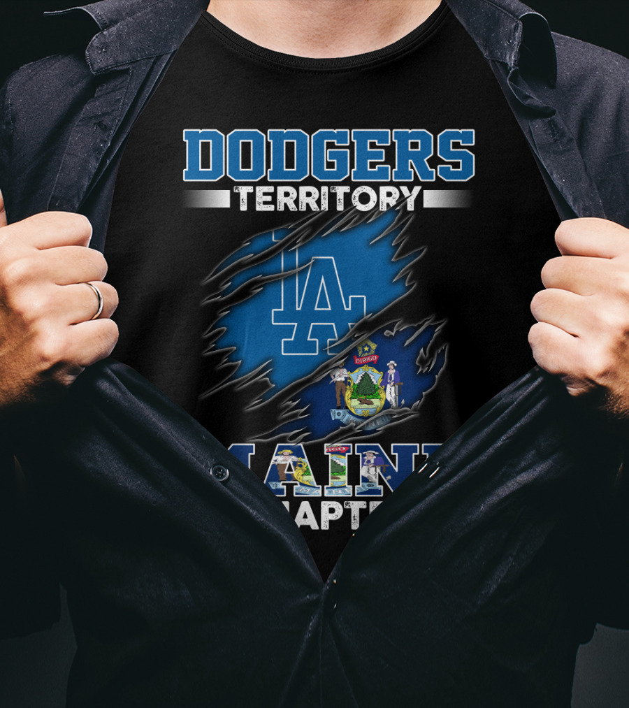 Dodgers Territory LA Maine Chapter T-Shirt