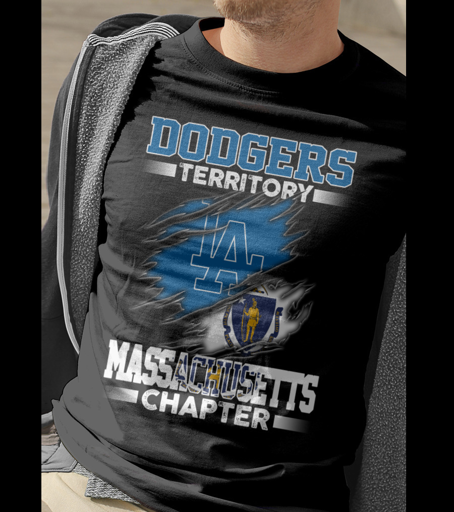 Massachusetts Chapter Dodgers Territory LA T-Shirt