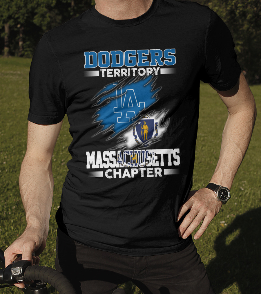 Massachusetts Chapter Dodgers Territory LA T-Shirt