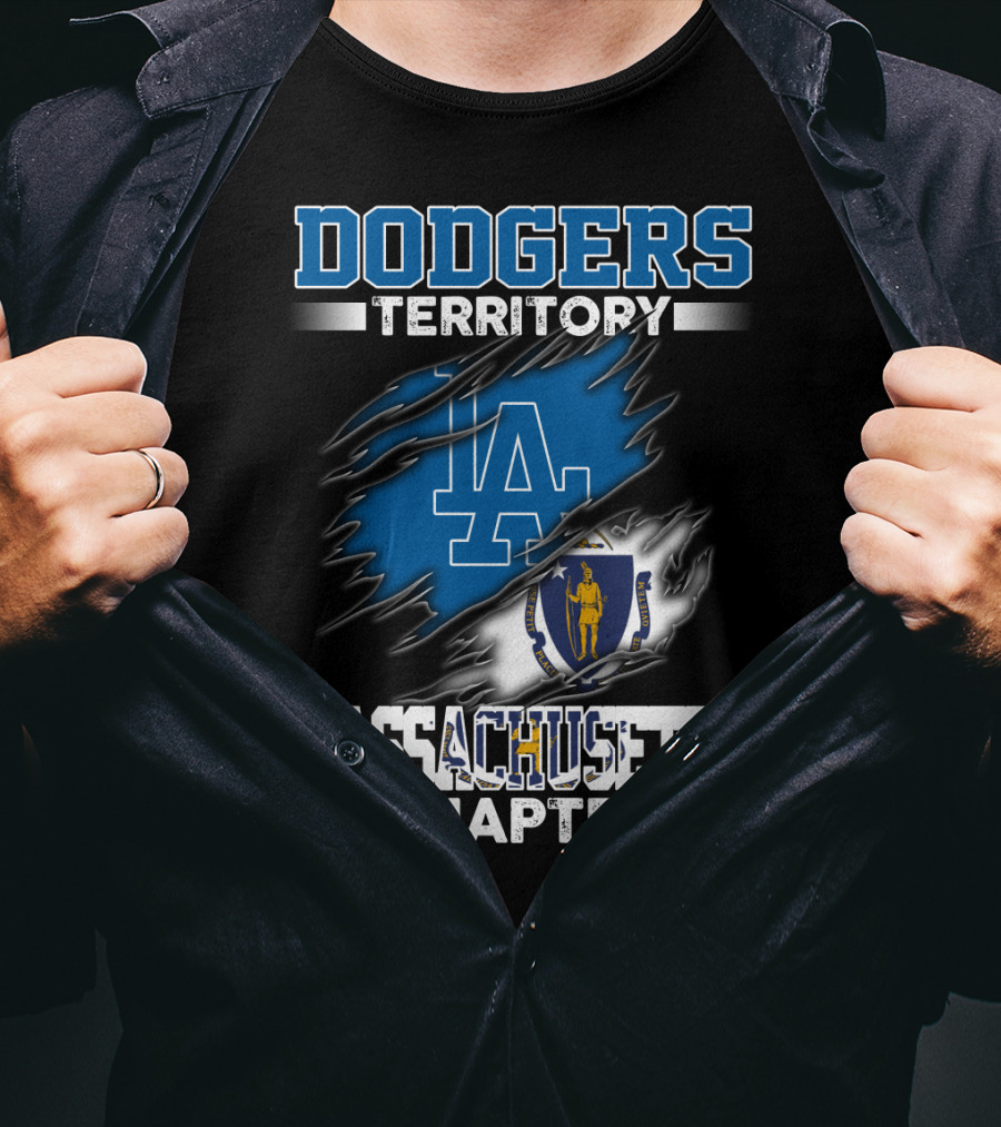 Massachusetts Chapter Dodgers Territory LA T-Shirt
