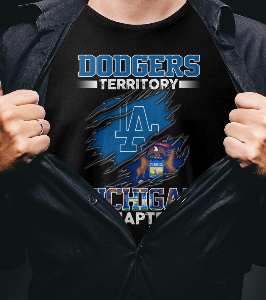 Dodgers Territory LA Michigan Chapter T-Shirt
