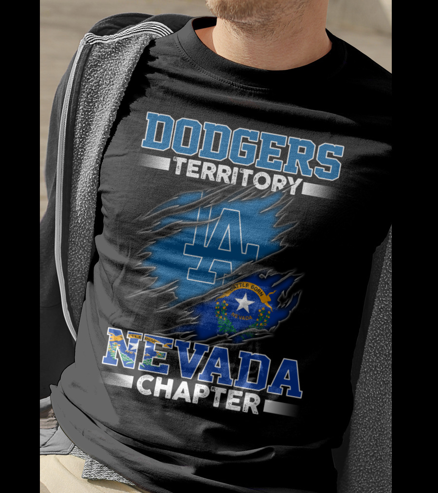 Dodgers Territory LA Nevada Chapter Battle Born T-Shirt