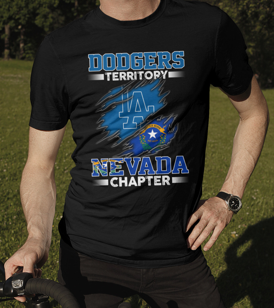 Dodgers Territory LA Nevada Chapter Battle Born T-Shirt