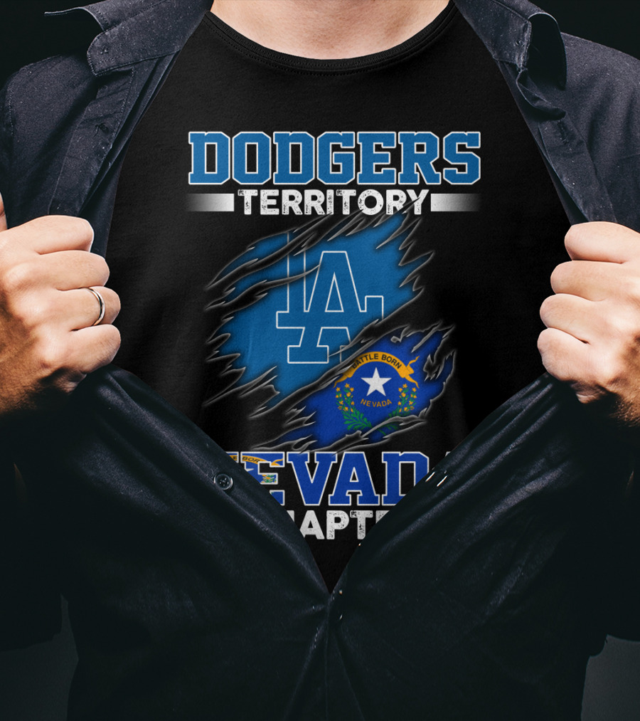Dodgers Territory LA Nevada Chapter Battle Born T-Shirt
