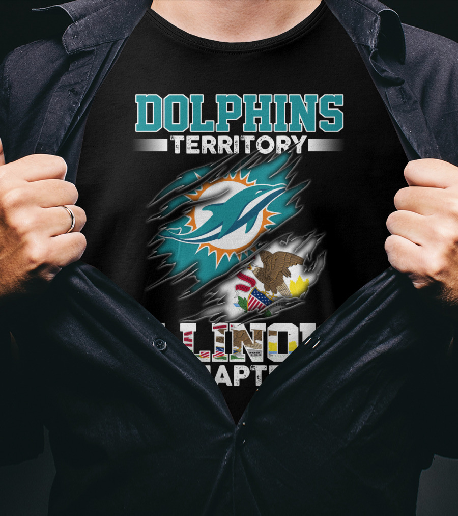 Dolphins Territory Illinois Chapter T-Shirt