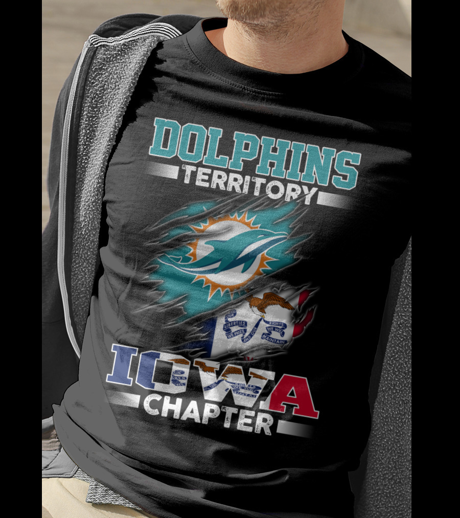 Dolphins Territory Iowa Chapter T-Shirt