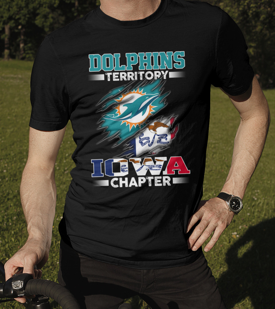 Dolphins Territory Iowa Chapter T-Shirt