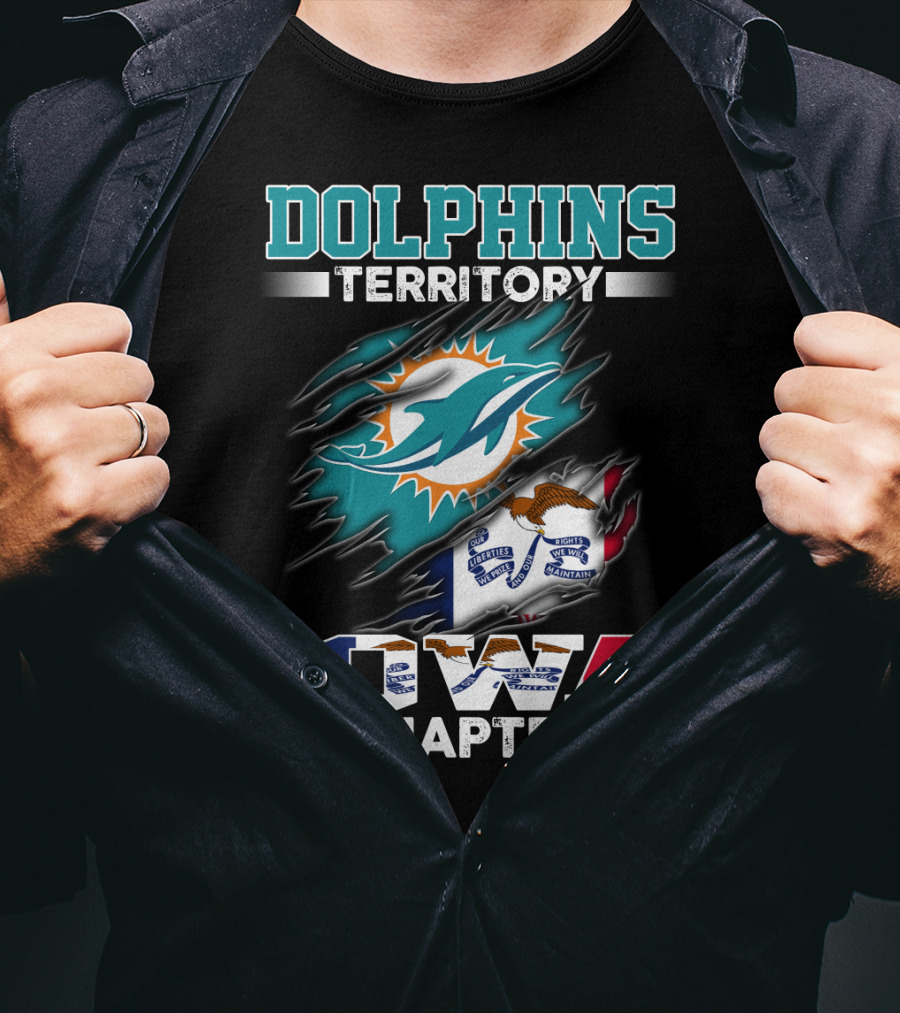 Dolphins Territory Iowa Chapter T-Shirt