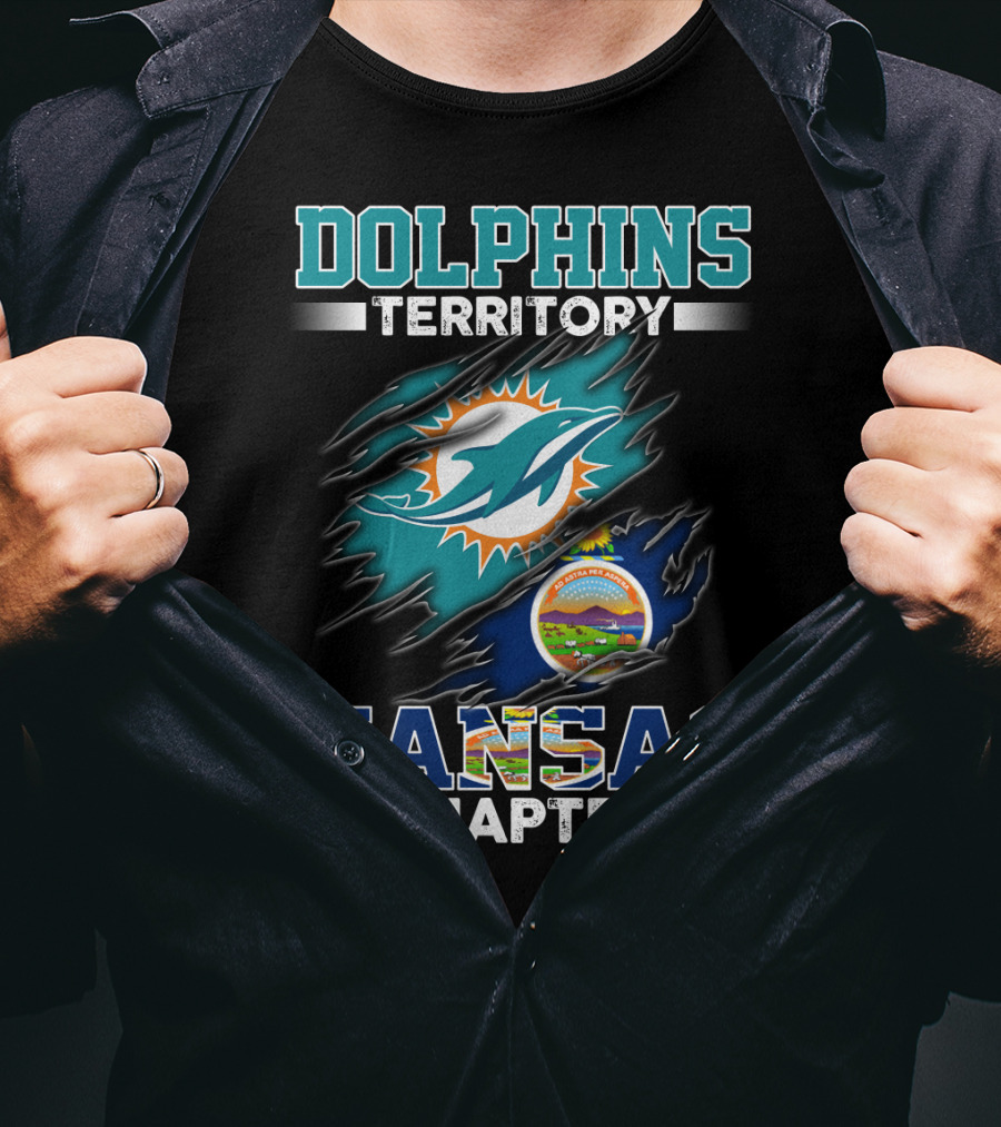 Dolphins Territory Kansas Chapter T-Shirt