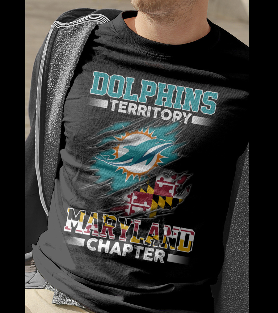 Dolphins Territory Maryland Chapter Miami Dolphins T-Shirt