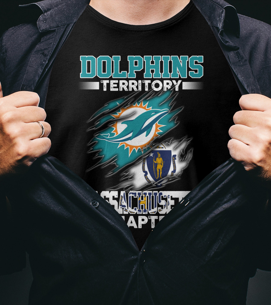 Dolphins Territory Massachusetts Chapter T-Shirt