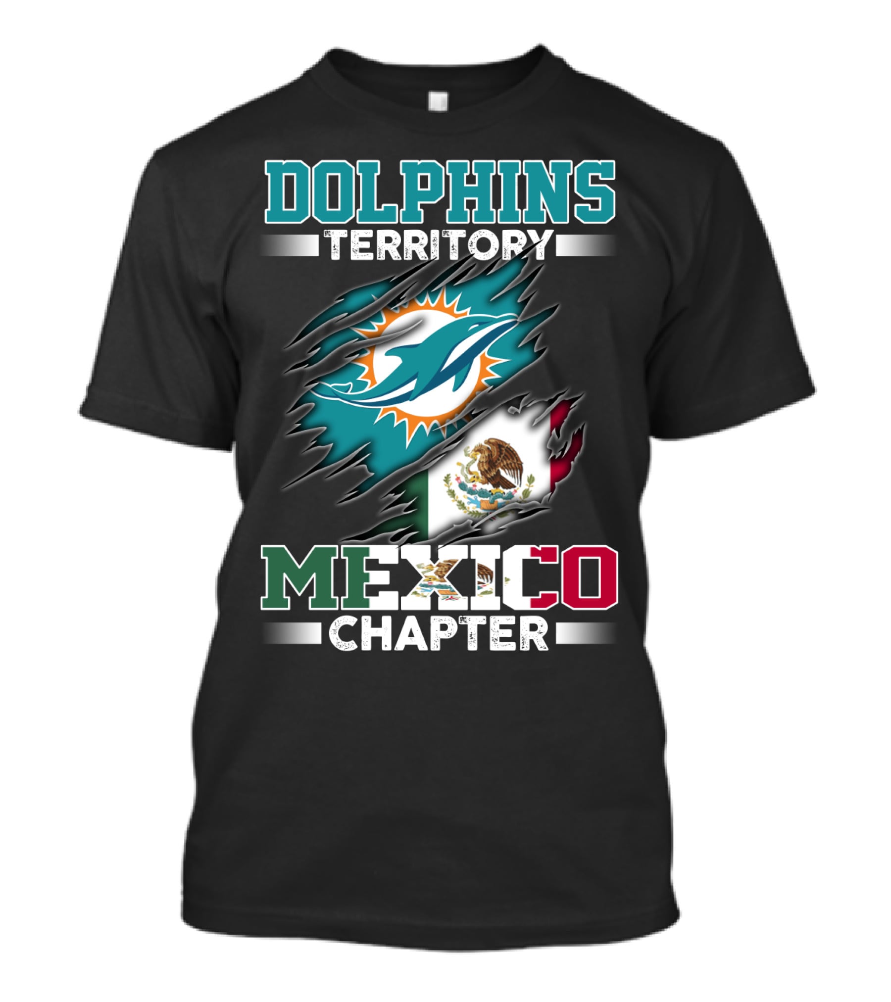 Dolphins Territory Mexico Chapter T-Shirt