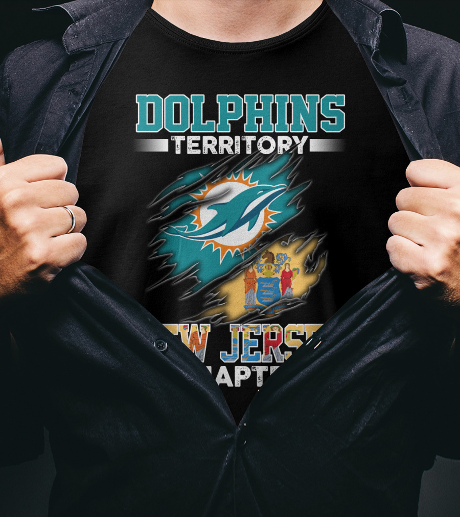Dolphins Territory New Jersey Chapter T-Shirt