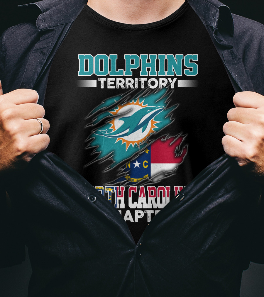 Dolphins Territory North Carolina Chapter T-Shirt