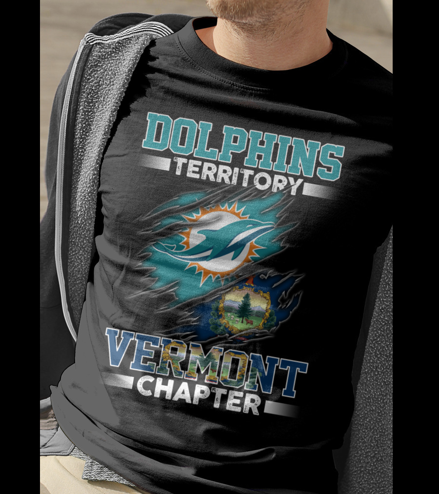Dolphins Territory Vermont Chapter T-Shirt