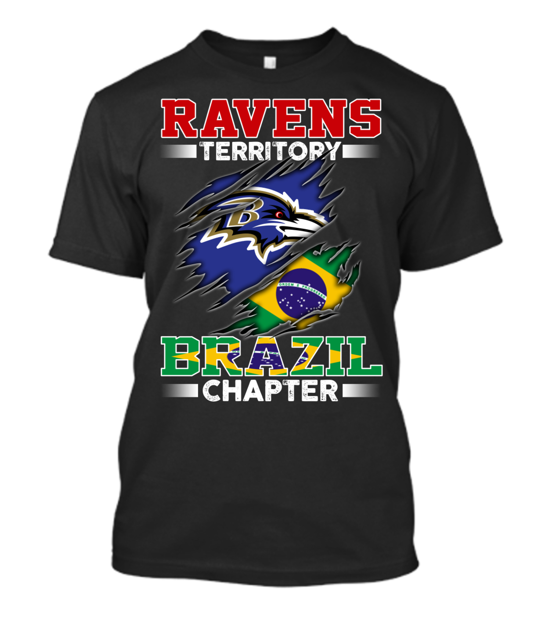 Ravens Territory Brazil Chapter T-Shirt