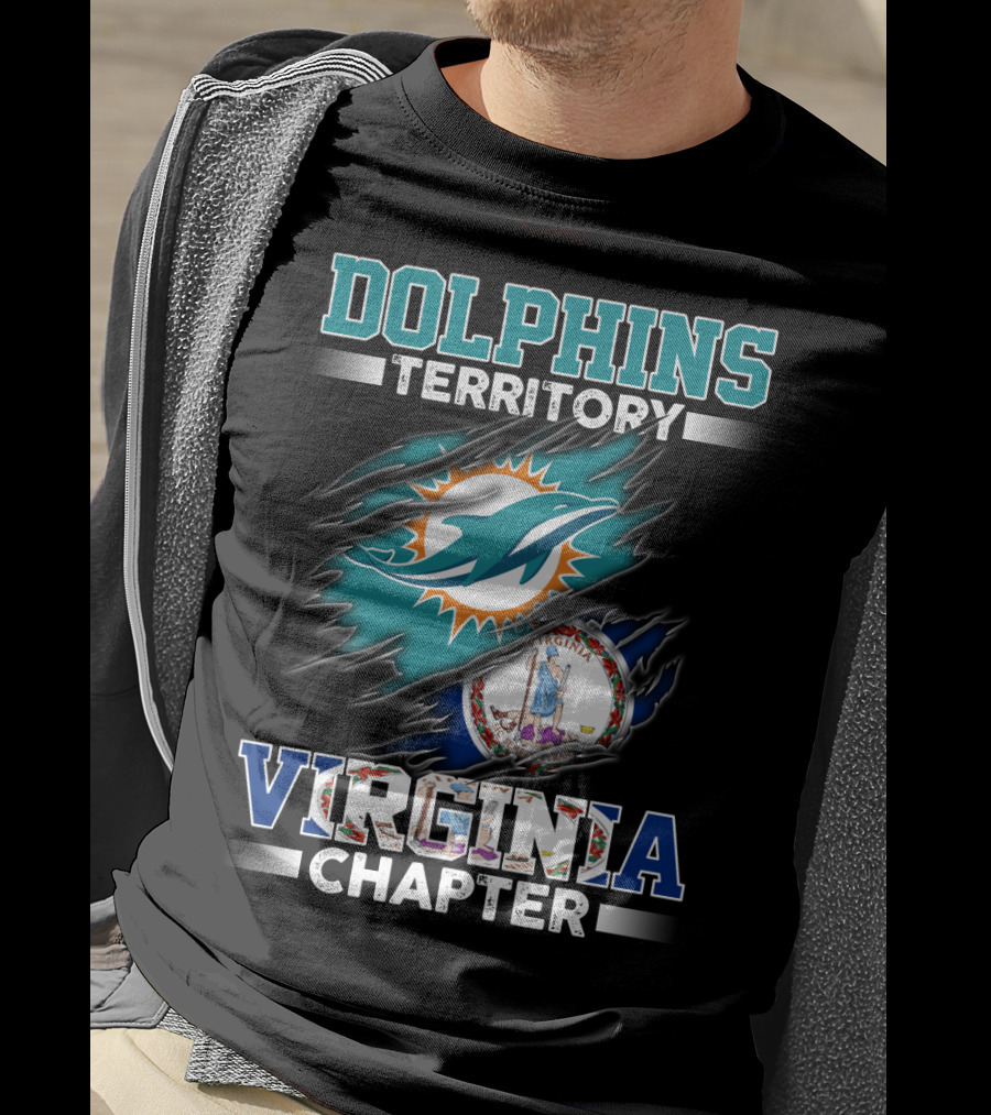Dolphins Territory Virginia Chapter T-Shirt