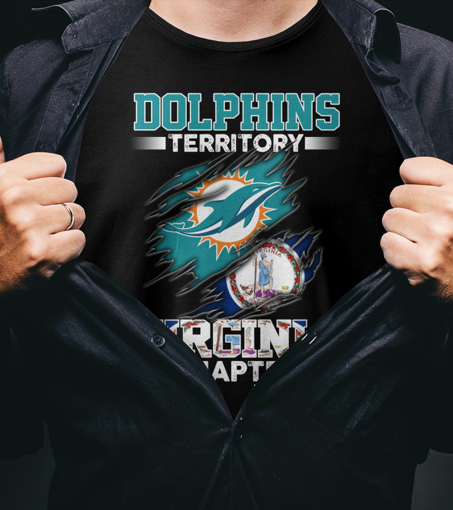 Dolphins Territory Virginia Chapter T-Shirt